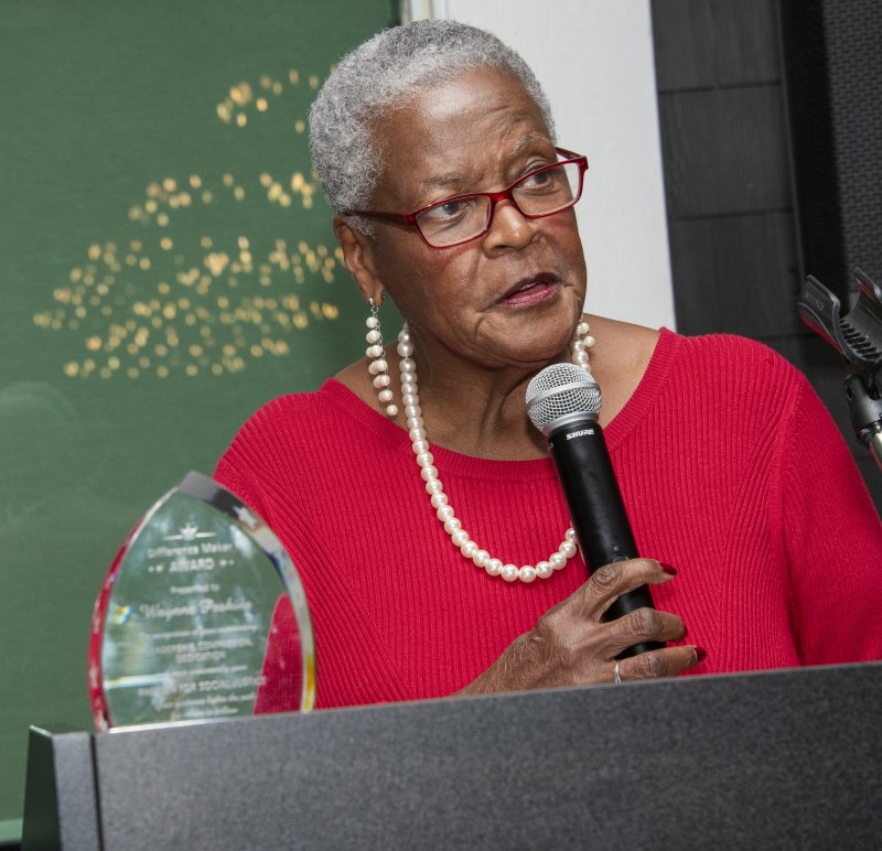 Waynne Paskins, a lifelong local, is recognized for her contributions to SDARJ. She said, “Everything I do is not my idea; it comes from God above.”